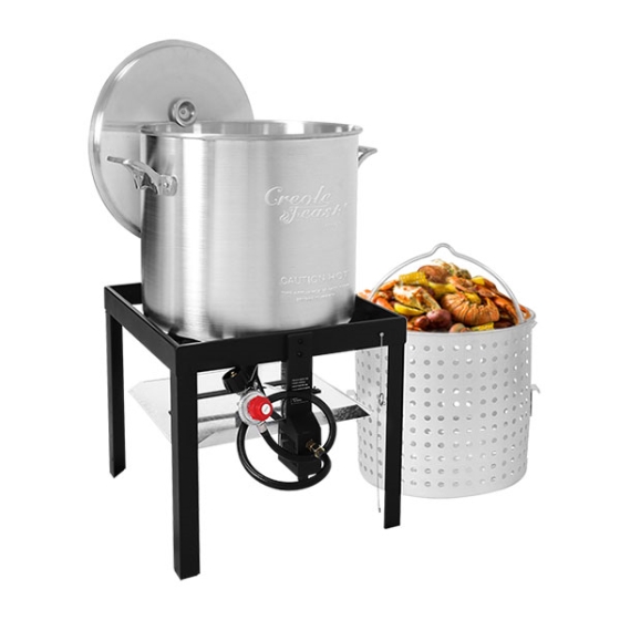 100 Qt. Seafood Boiling Kit with Strainer